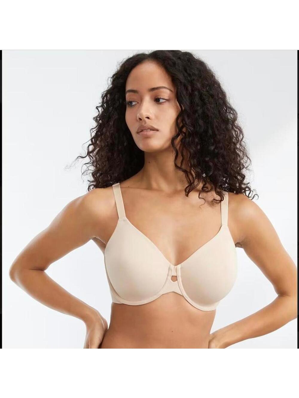 Wacoal First Instinct Keyhole Bra 36G Black Underwire Supportive Full Coverage